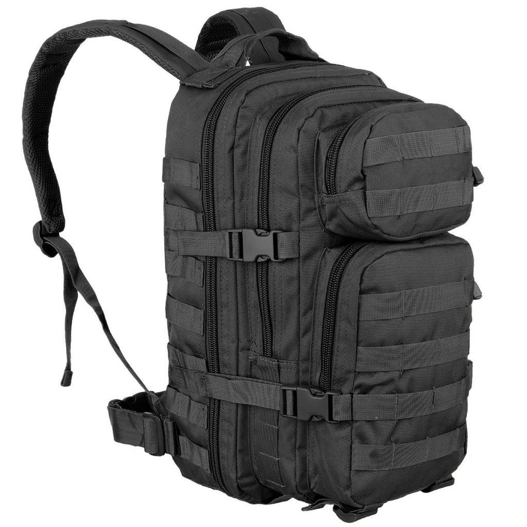 MilTec 20L Tactical Backpack Black Alt andet Genladning Danmark